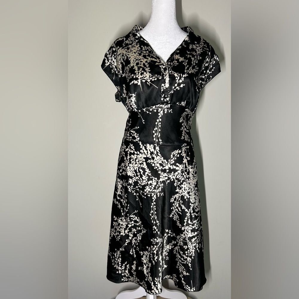 Speechless Y2K women’s size 13 Black and floral Midi Dress
